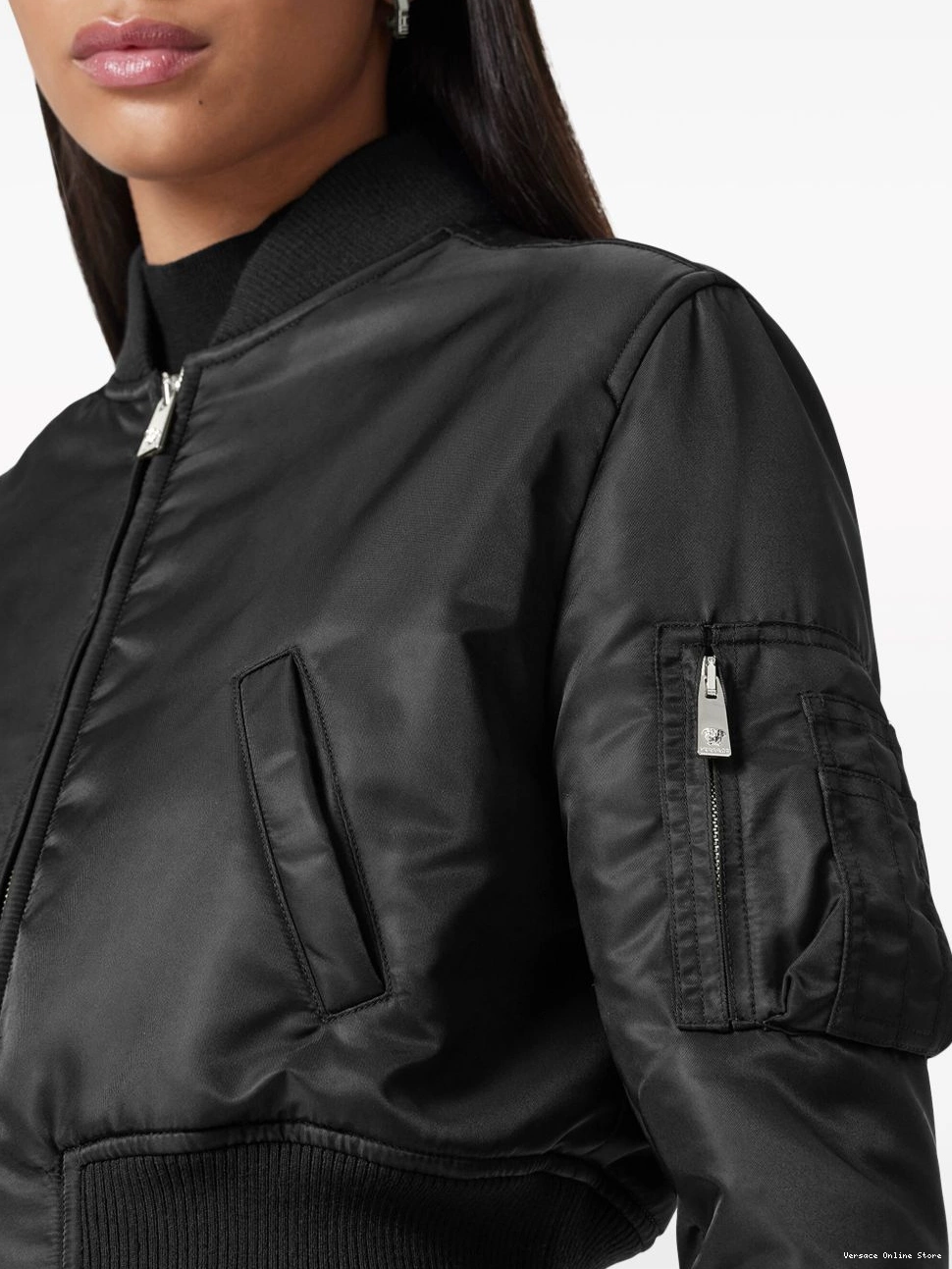 Affordable jacket cropped Versace padded Women bomber 0820